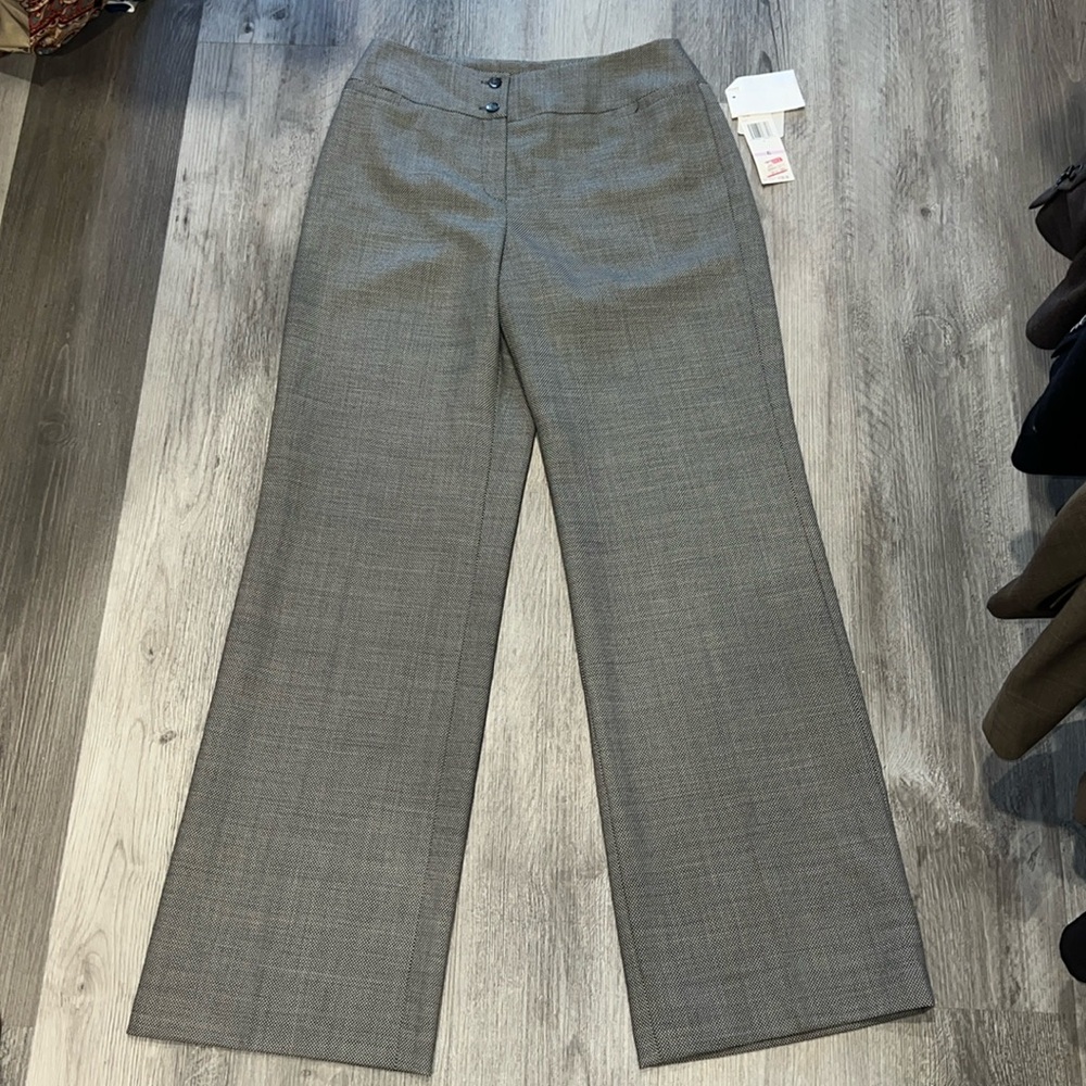 Jones New York tweed lined pants, size 6, NEW